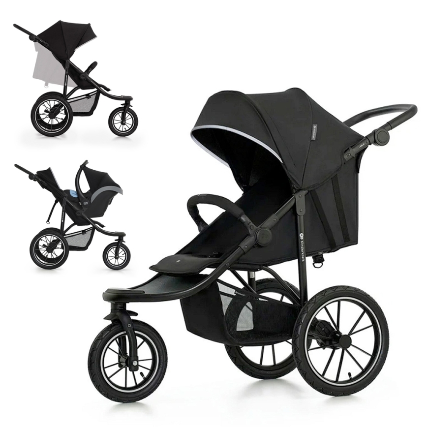KINDERKRAFT - Sportwagen HELSI2 Schwarz