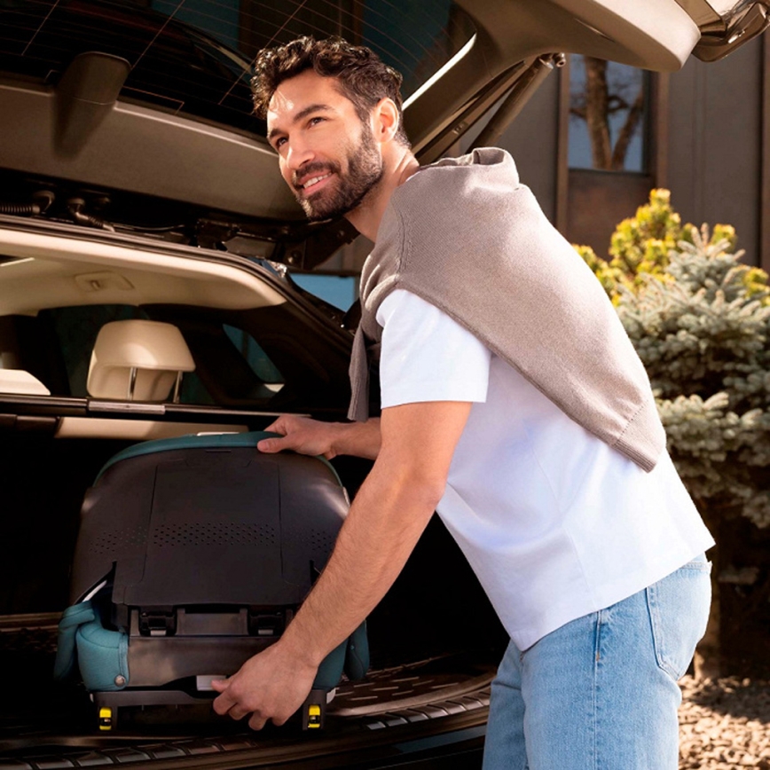 KINDERKRAFT - Zusammenklappbarer Kindersitz UNITY 2 i-Size 100-150 cm grau