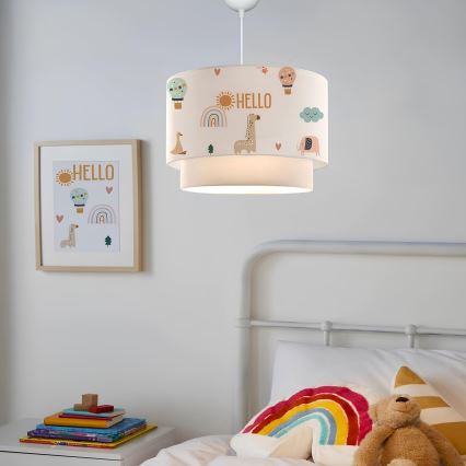Kinderlampe CANDY 1xE27/40W/230V weiß/bunt