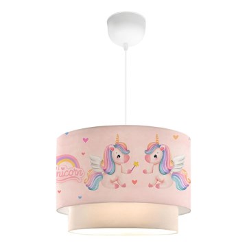 Kinderleuchte CANDY 1xE27/40W/230V rosa