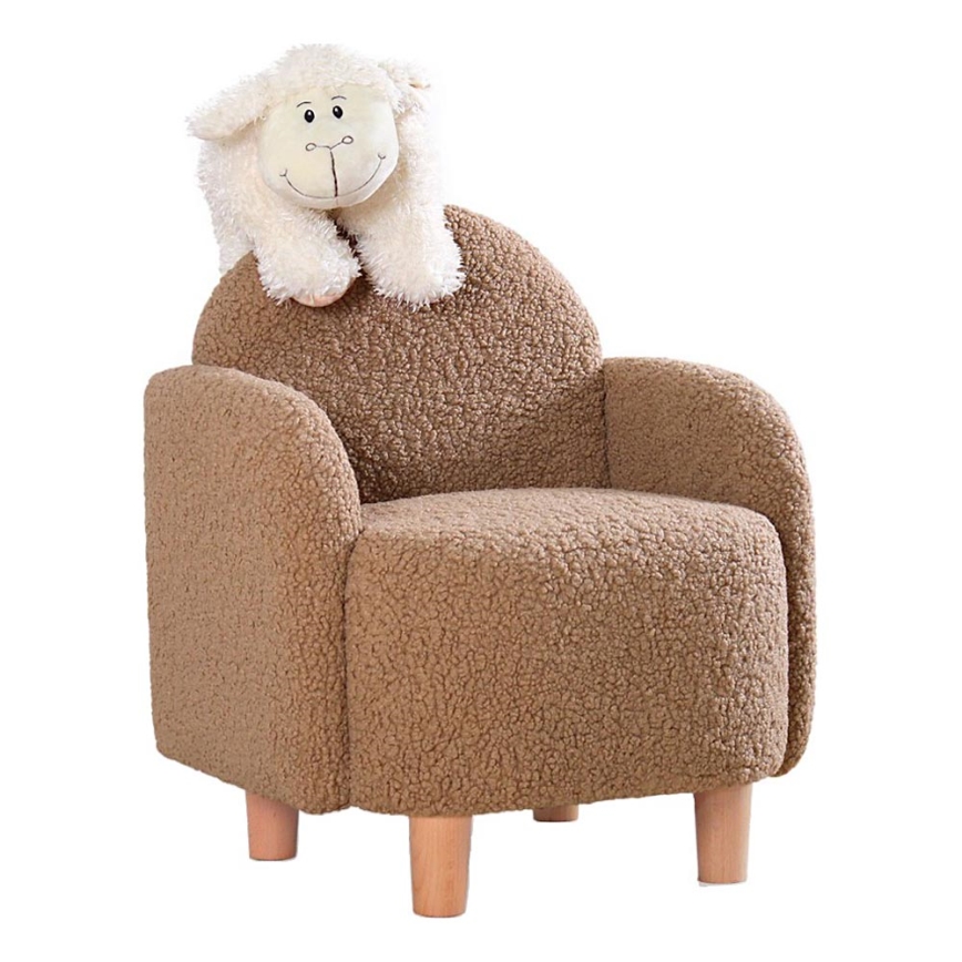 Kindersessel DORY, braun