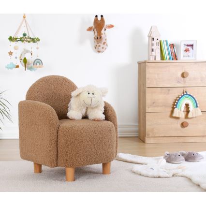 Kindersessel DORY, braun