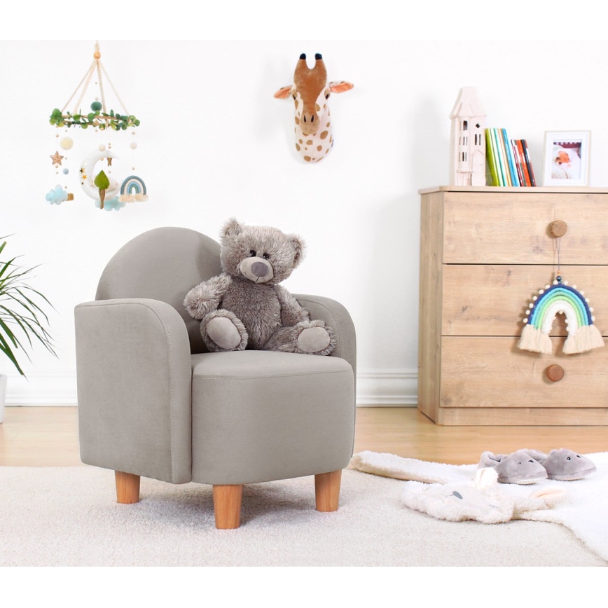 Kindersessel DORY grau
