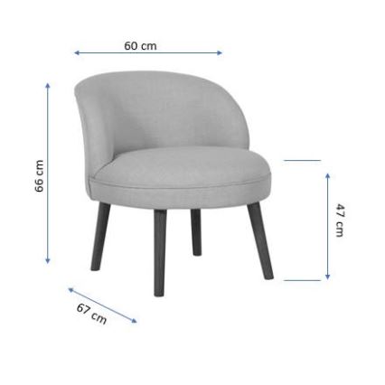 Kindersessel KUNI cremefarben