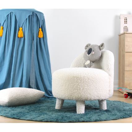 Kindersessel PIXI Ø 46 cm, weiß