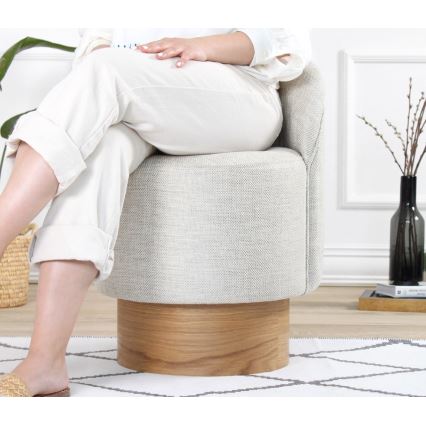 Kindersessel RIKI 40x47 cm hellgrau