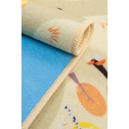 Kinderteppich STELLA STREETS 100x150 cm beige/Stadt