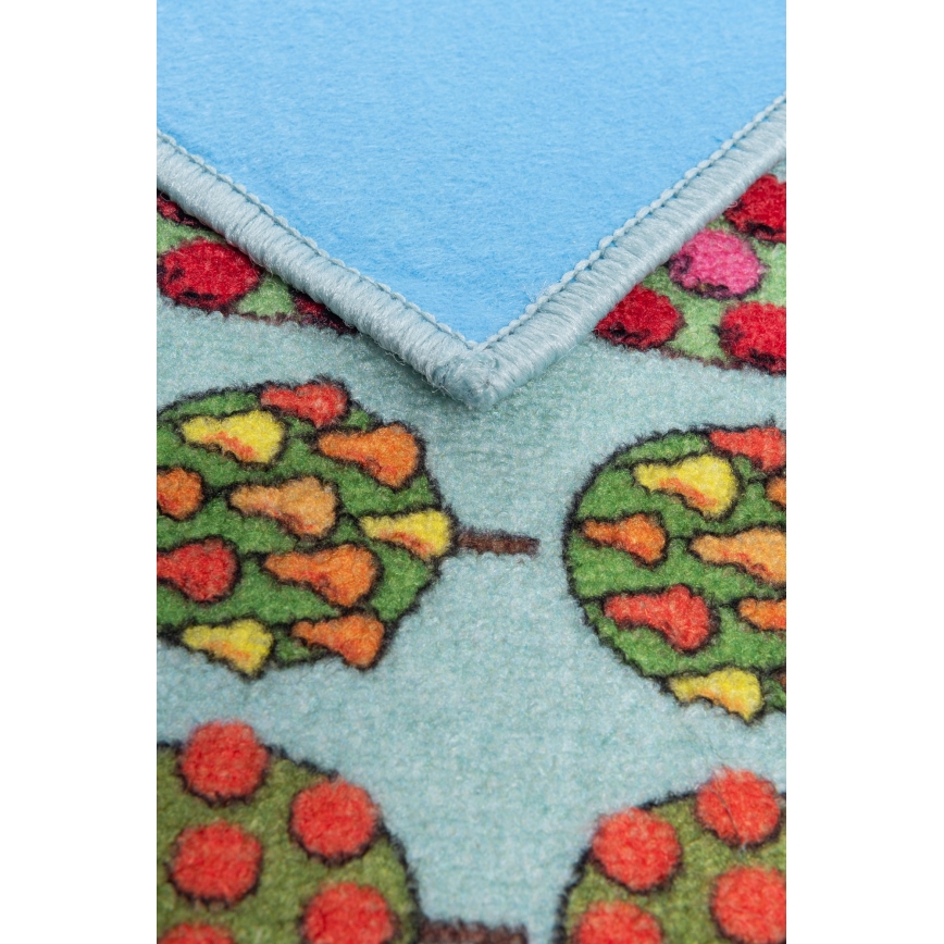 Kinderteppich STELLA STREETS 100x150 cm türkis/Stadt