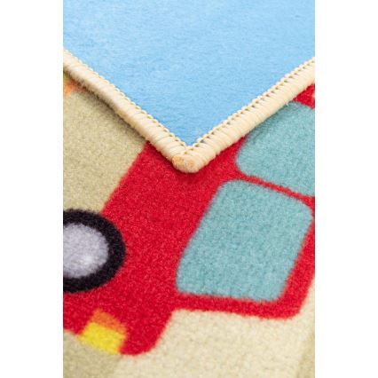 Kinderteppich STELLA STREETS 120x170 cm beige/Stadt