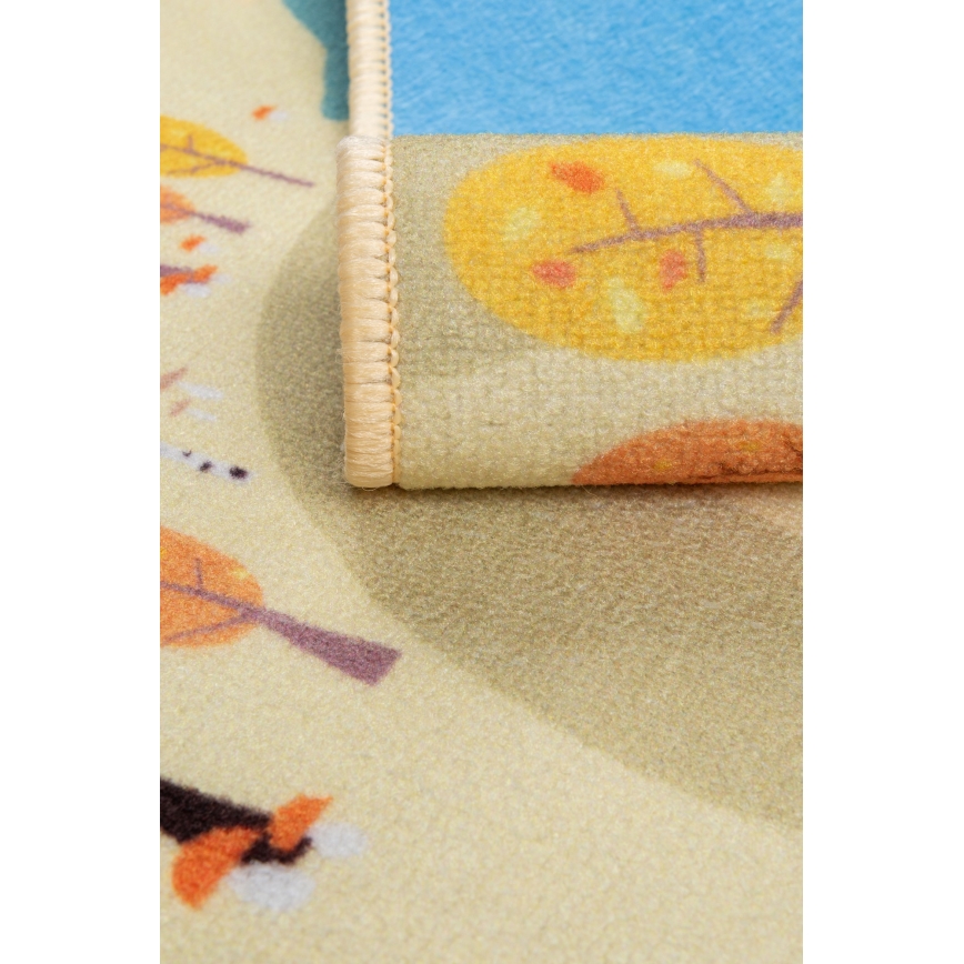 Kinderteppich STELLA STREETS 80x100 cm beige/Stadt