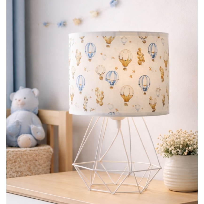 Kindertischlampe KIDS ROOM, 1xE27/60W/230V, Ø 18 cm, mit Ballons