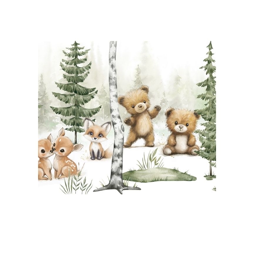 Kindertischlampe KIDS ROOM 1xE27/60W/230V Ø 18 cm, mit niedlichen Tiermotiven