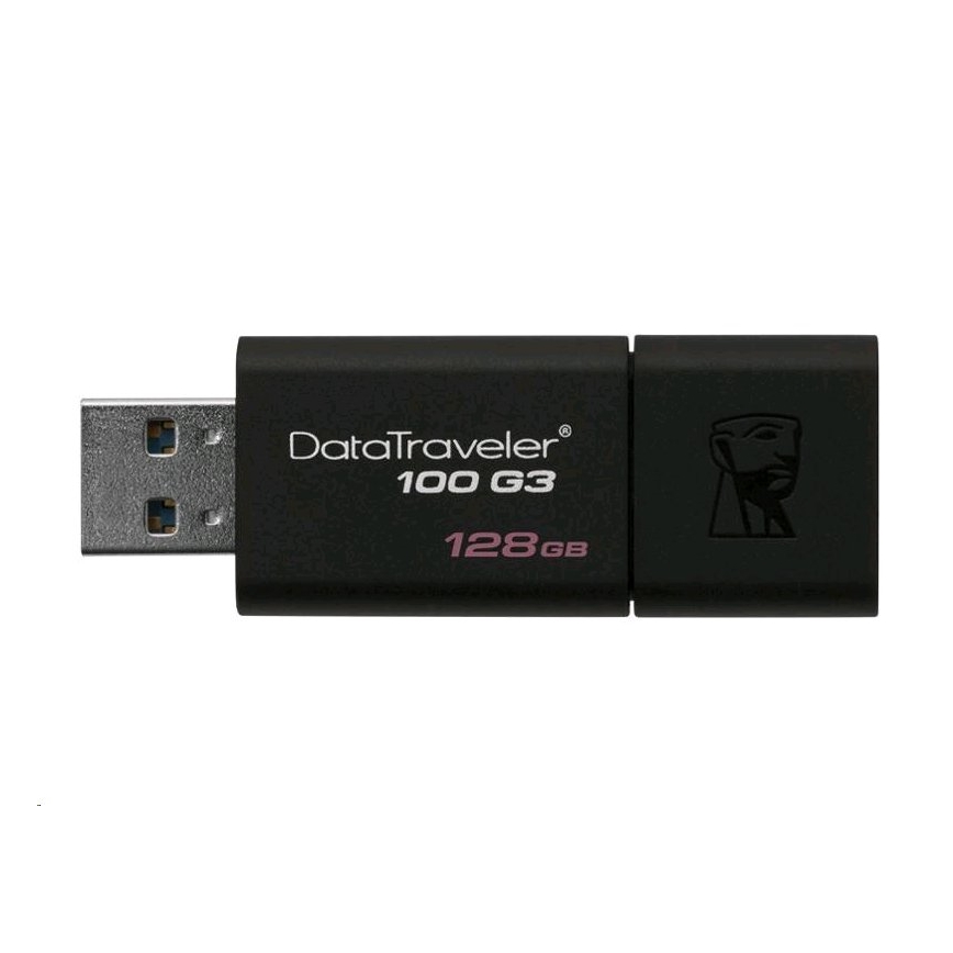 Kingston - Flash-Laufwerk DATATRAVELER 100 G3 USB 3.0 128GB schwarz