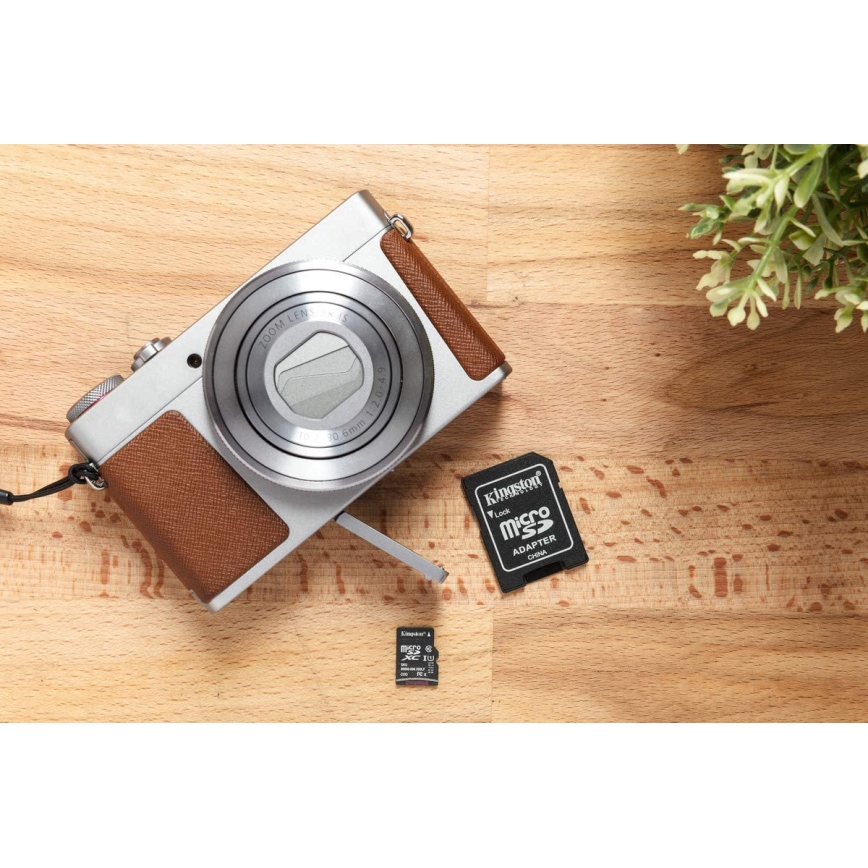 Kingston - MicroSDXC 128GB Canvas Select Plus U1 100MB/s + SD-Adapter