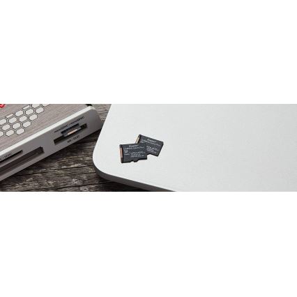 Kingston - MicroSDHC 16GB Canvas Select Plus U1 80MB/s + SD-Adapter