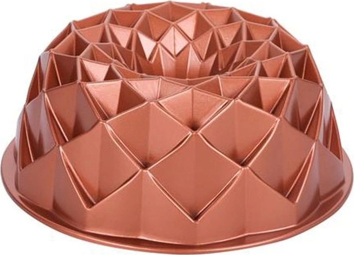 KITCHISIMO Gugelhupfform 24 cm Diamant/Kupfer