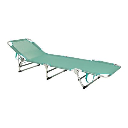 Klappbare, verstellbare Sonnenliege SUNO 56x190 cm, türkis