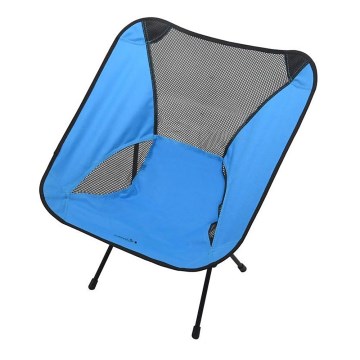 Klappbarer Campingstuhl blau 63 cm