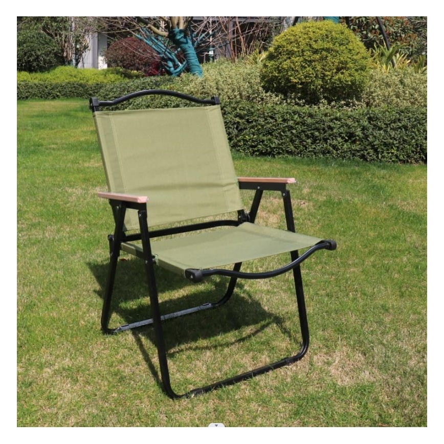 Klappbarer Campingstuhl grün