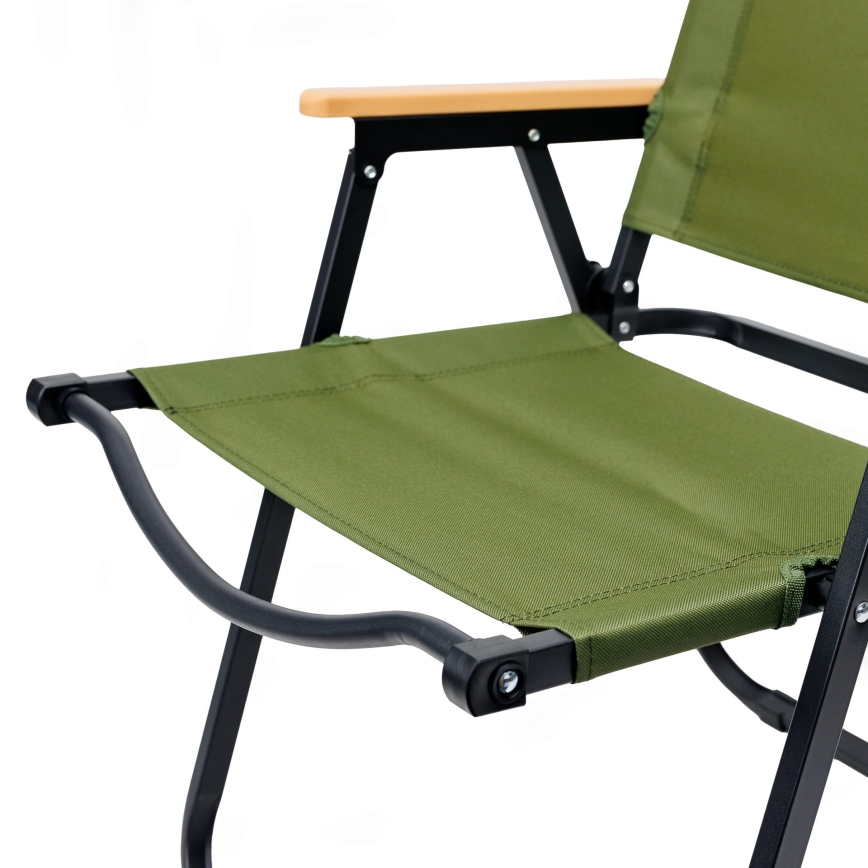 Klappbarer Campingstuhl grün