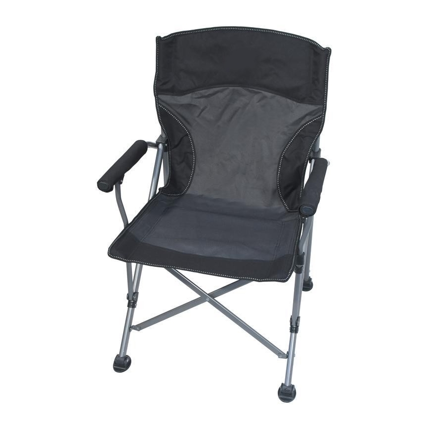 Klappbarer Campingstuhl schwarz