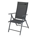 Klappbarer Gartenstuhl, grau