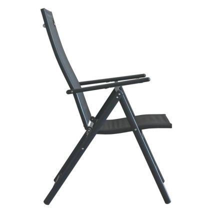 Klappbarer Gartenstuhl, grau