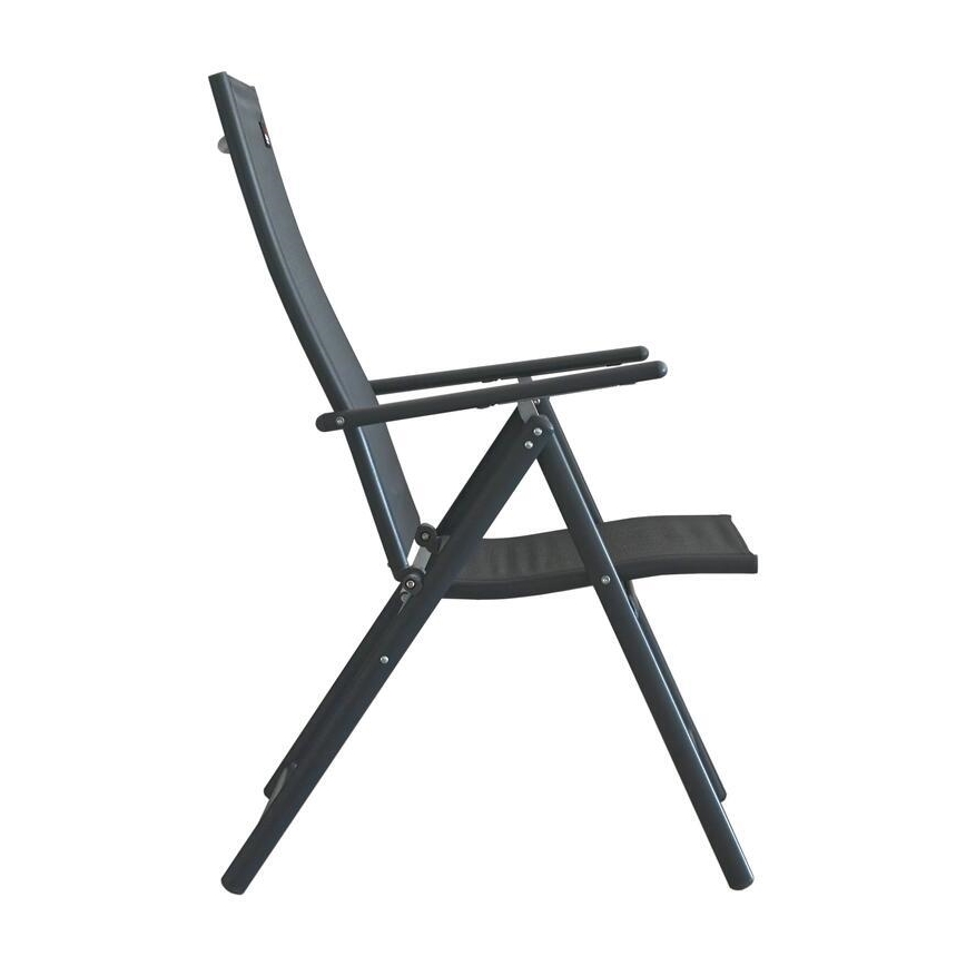 Klappbarer Gartenstuhl, grau