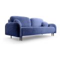 Klappbares Dreisitzer-Polstersofa CLOUDY blau