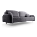 Klappbares Dreisitzer-Polstersofa CLOUDY grau