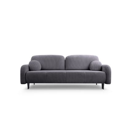 Klappbares Dreisitzer-Polstersofa CLOUDY grau