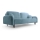 Klappbares Dreisitzer-Polstersofa CLOUDY grün