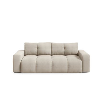 Klappbares Dreisitzer-Polstersofa mit Stauraum ALMADA beige