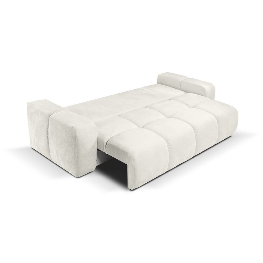 Klappbares Dreisitzer-Polstersofa mit Stauraum ALMADA beige