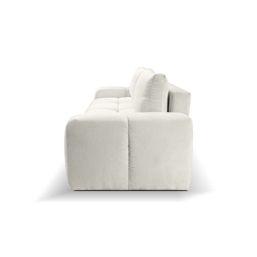 Klappbares Dreisitzer-Polstersofa mit Stauraum ALMADA beige