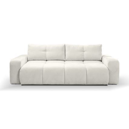 Klappbares Dreisitzer-Polstersofa mit Stauraum ALMADA beige