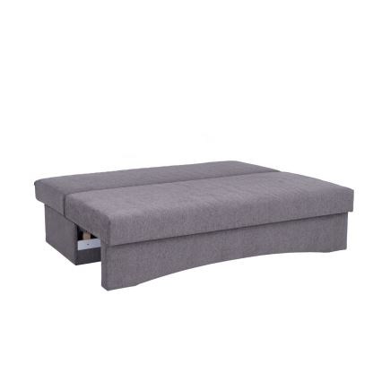 Klappbares Dreisitzer-Polstersofa ohne Armlehnen PAUL grau