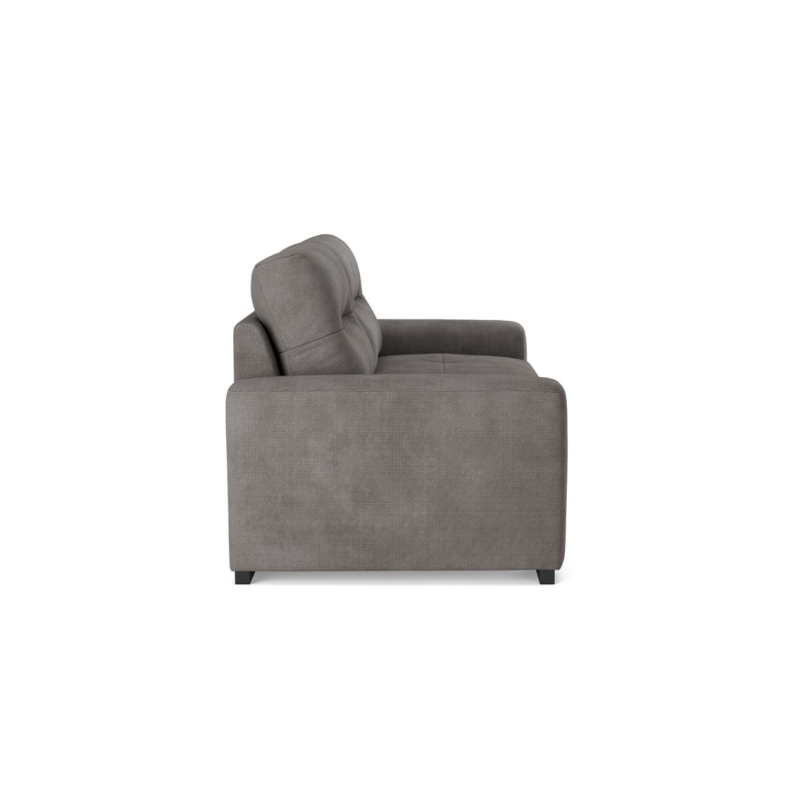 Klappbares Dreisitzer-Sofa COMO grau