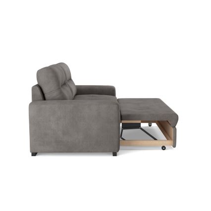 Klappbares Dreisitzer-Sofa COMO grau