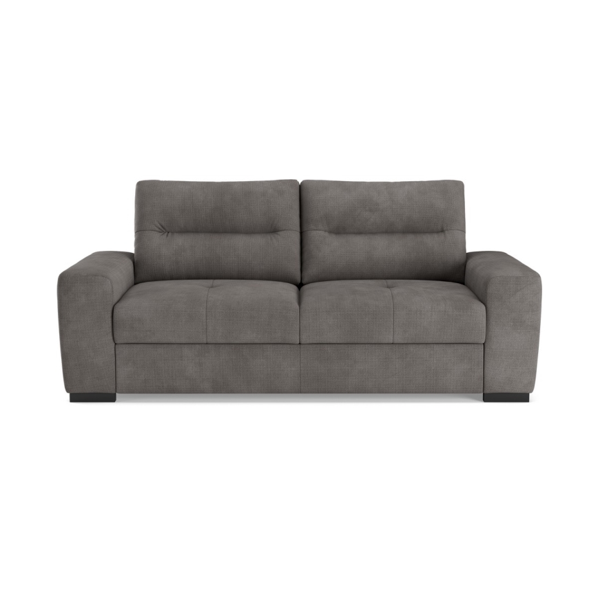 Klappbares Dreisitzer-Sofa COMO grau