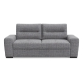 Klappbares Dreisitzer-Sofa COMO grau