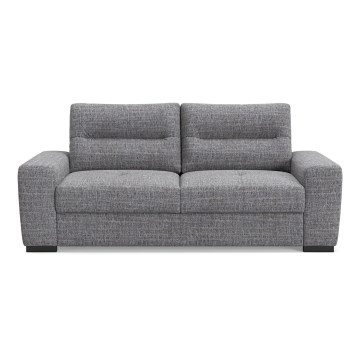 Klappbares Dreisitzer-Sofa COMO grau
