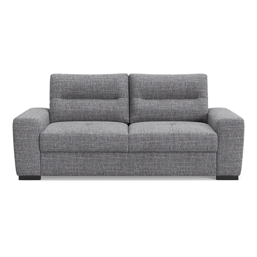 Klappbares Dreisitzer-Sofa COMO grau