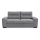 Klappbares Dreisitzer-Sofa COMO grau