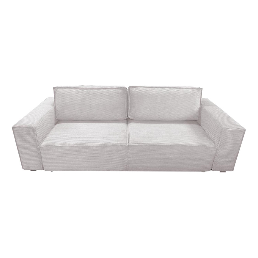 Klappbares Dreisitzer-Sofa mit Stauraum RONDA beige