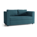 Klappbares Zweisitzer-Polstersofa mit Armlehnen LAYLA blau