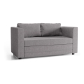Klappbares Zweisitzer-Polstersofa mit Armlehnen LAYLA grau