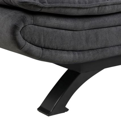 Klappbares Zweisitzer-Sofa AIRI dunkelgrau