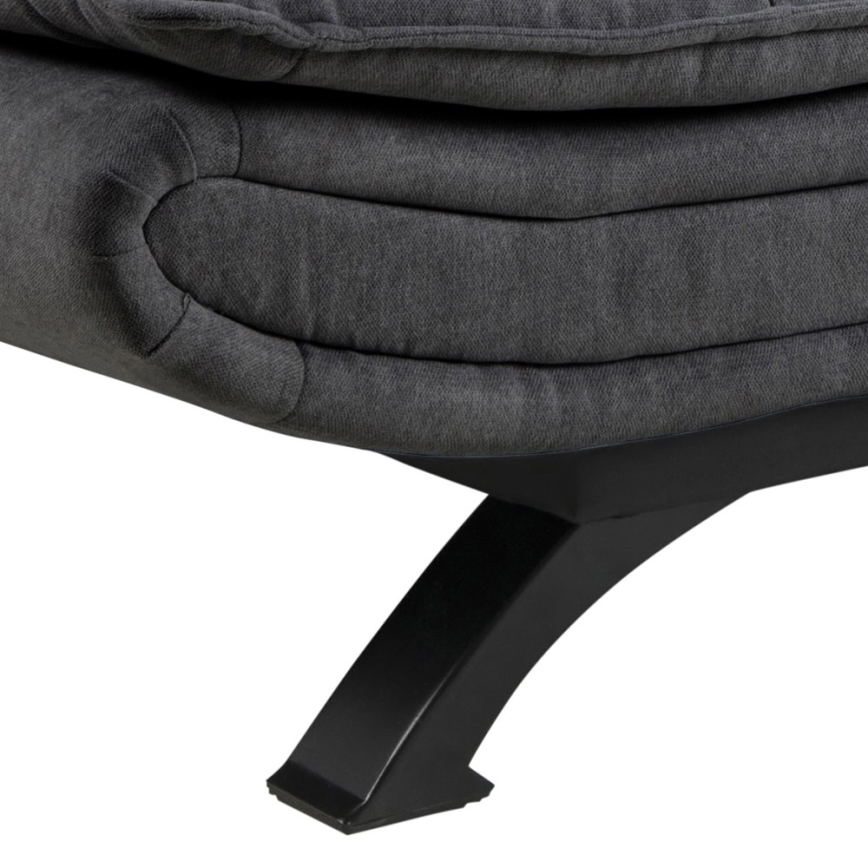 Klappbares Zweisitzer-Sofa AIRI dunkelgrau