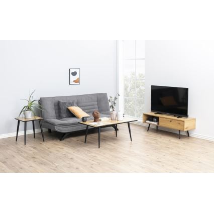 Klappbares Zweisitzer-Sofa AIRI grau